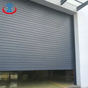 Finished surface canister Automatic aluminium rolling commercial roller shutter door