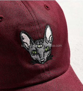 Su ordine 6 pannello <span class=keywords><strong>cappello</strong></span> papà berretto da baseball borgogna ricamo su misura <span class=keywords><strong>cappello</strong></span> papà - Product Image 5