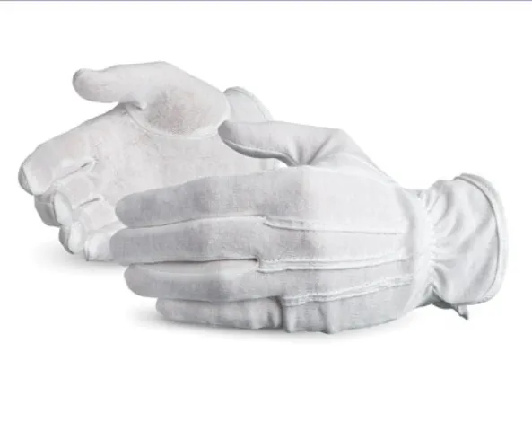 Wholesale Fashion Formal Style 100% White Cotton Ceremonial Waiter Etiquette gloves From China
