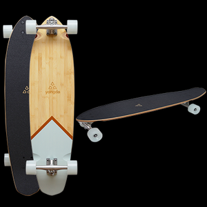 Skateboard de <span class=keywords><strong>Cruiser</strong></span> en bambou et du canada en érable, planche longue, personnalisé, 37 pouces, AQ2009 - Product Image 3