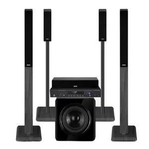 TÉLÉVISEUR LED affichage VFD AC-3 DTS DD bluetooth puissance subwoofer 5.1ch amplificateur 5.1 ch cinéma maison système de haut-parleurs de cinéma