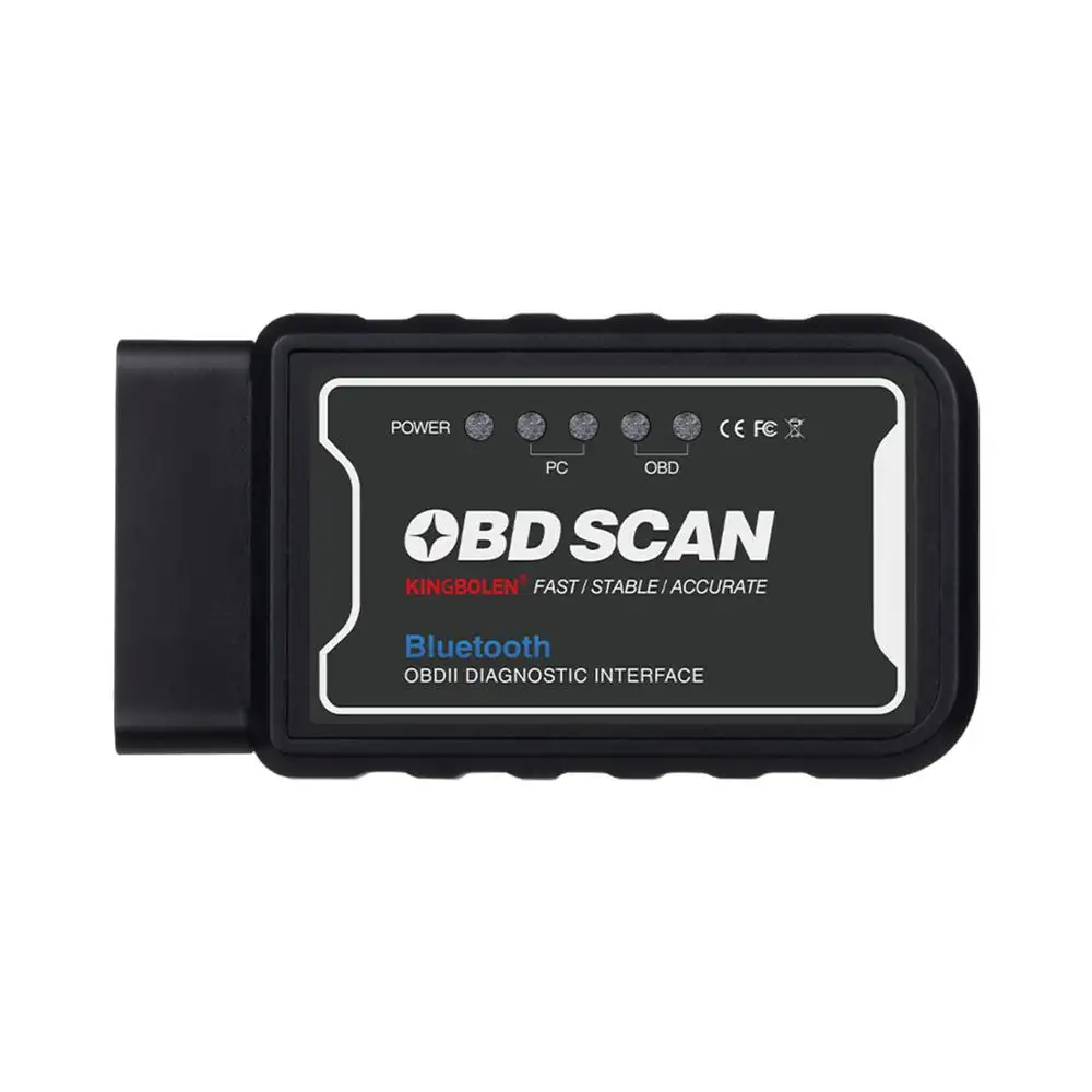 KINGBOLEN-Interfaz de diagnóstico OBD2, nuevo diseño, escáner OBD, Bt, ELM327, V1.5, con protocolo PIC18F25K80, compatible con J1850