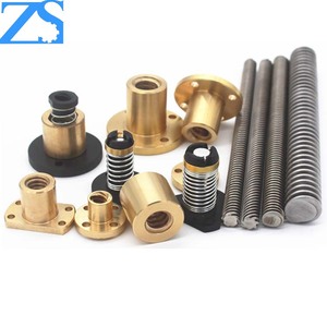 स्टेनलेस स्टील एक्मे पिरोया रॉड के साथ delrin एक्मे अखरोट - Product Image 1