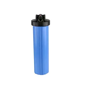 20 pouces grand boîtier de filtre à eau bleu