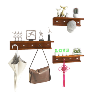 Campione gratuito di Legno Log <span class=keywords><strong>Appendiabiti</strong></span> A Muro Cremagliera <span class=keywords><strong>Mensola</strong></span> <span class=keywords><strong>Con</strong></span> <span class=keywords><strong>Mensola</strong></span> - Product Image 1