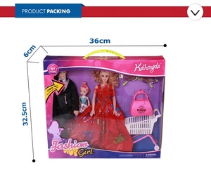 Interesting Plastic <strong>Play</strong> Set Simulation <strong>Doll</strong> with Colorful Dress Girl Toy <strong>Dolls</strong> - Product Image 5