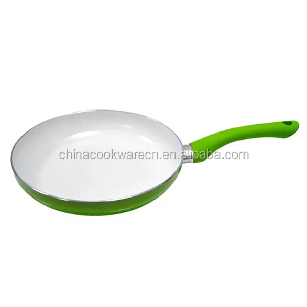 Hot sale used pots and pans sale aluminum fry pan white ceramic