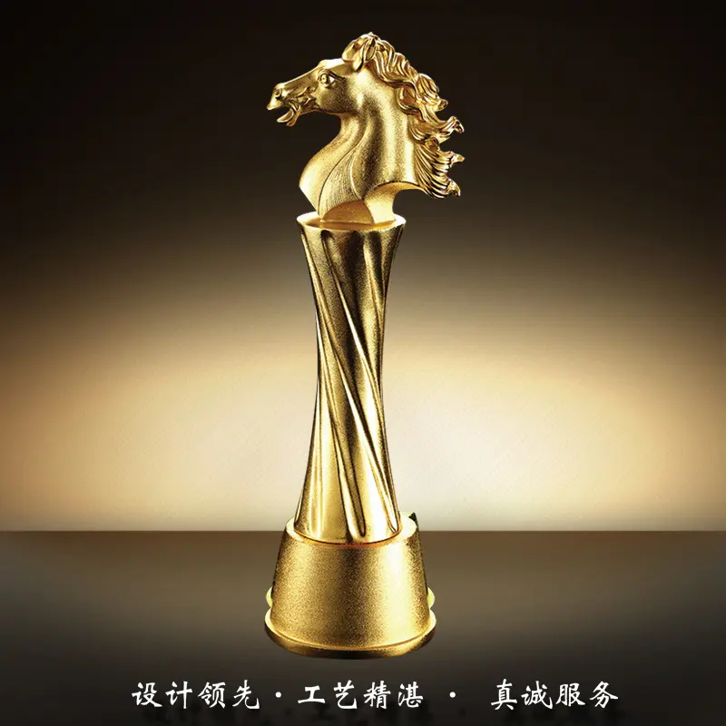 De Metal de oro de gran tamaño trofeo de la copa de metal réplica oscar trofeo premios
