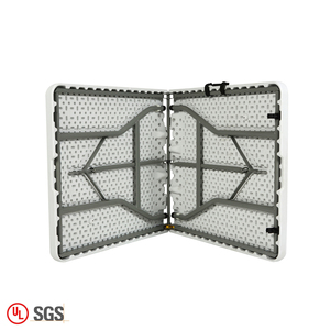 Bán buôn ngoài trời có thể điều chỉnh di động cắm trại gấp bảng trắng 6 chân gấp bảng - Product Image 4