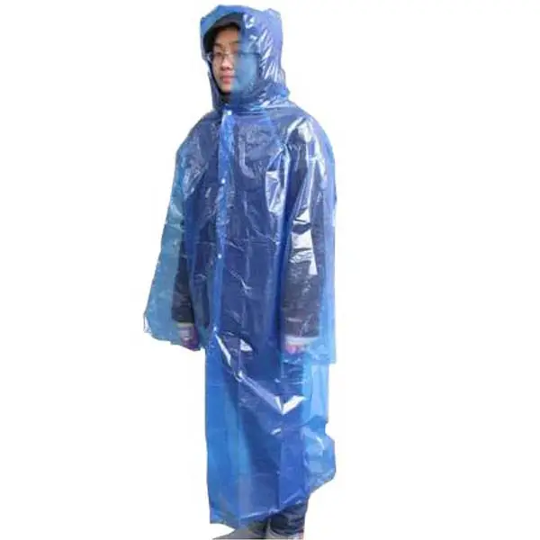 Rubber Rain Cape Adult PVC/PE Rain Wear