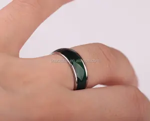 2017 geschenk förderung von Farbwechsel Stimmung Ring schmuck Stimmung Ring flüssigkeit kristall für spaß