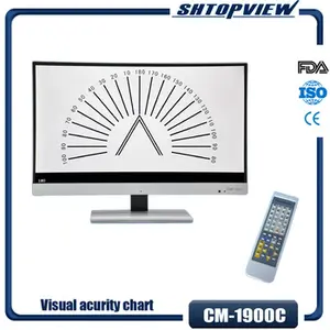 핫 CM-1900C 23 인치 주도 시력 패널 눈 차트 비전 테스트 차트 3D 편광