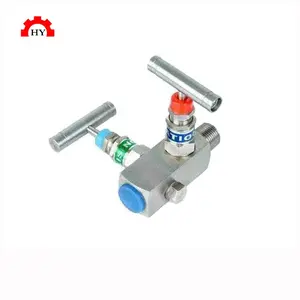 Stainless steel 304 3000psi male x female water 2 way valve manifold