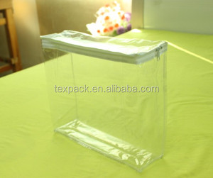 Sacchetto in Plastica Trasparente con Cerniera e Manici per Lenzuola, Piumoni e Coperte, Produzione Diretta OEM Texpack - Product Image 3