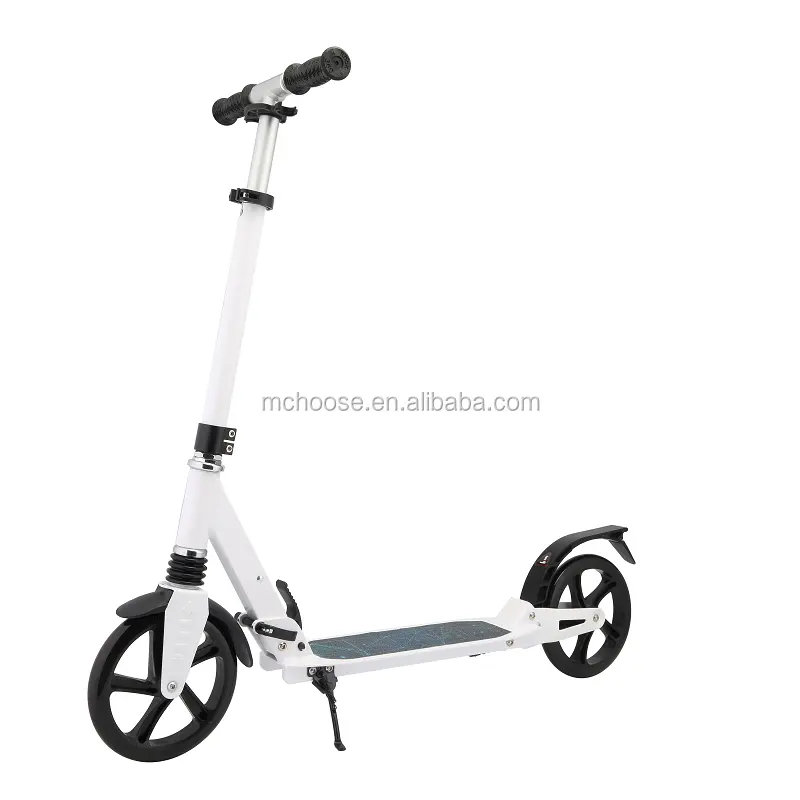 100% Aluminum Pu Wheel Double Suspension Folding Best Kick Scooter For Adult