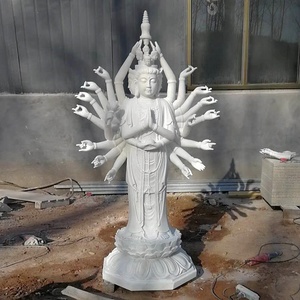 Cina marmo intagliato Migliaia Mani di Guanyin giada femminile statua di <span class=keywords><strong>buddha</strong></span> per la vendita - Product Image 6