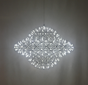 OVNI forma parpadeo LED SS moderna lámpara colgante diseño de Italia nave espacial colgante de luz - Product Image 2