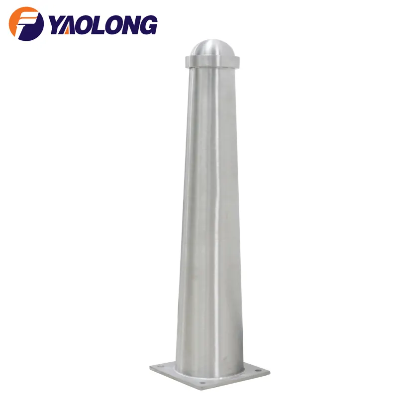 AISI 304 316 stainless steel road safety car parking bollard post barrier