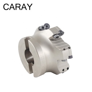 Fraise en carbure à face aiguilles, avec Inserts en RDMT, pour fraisage CNC, diamètre <span class=keywords><strong>de</strong></span> coupe 80mm et diamètre <span class=keywords><strong>de</strong></span> connexion <span class=keywords><strong>de</strong></span> 27mm - Product Image 3