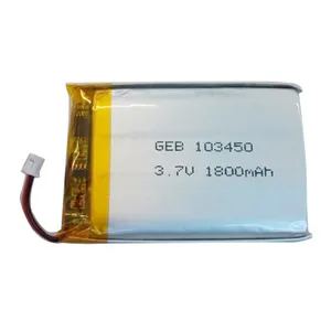 GEB 103450バッテリー/3.7v 1800リチウムイオンバッテリーすべてのモデルのバッテリー携帯電話