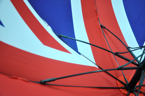 Al por mayor doble canopy bandera británica paraguas bastón - Product Image 5