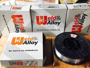 Soldadores mig china fornecedor de alta qualidade todos os tipos de 7kg spool er 4043 Mig arame de solda arame de solda de alumínio 1.2 milímetros