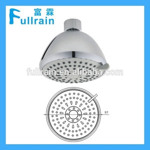 Fullrain ABS Plastic Round Bathhouse/Bathroom Top <span class=keywords><strong>Shower</strong></span> Head Sprinkler - Product Image 2