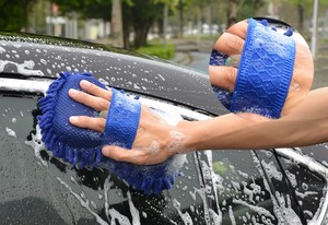 Ciniglia all'ingrosso in microfibra spugna <span class=keywords><strong>per</strong></span> lavaggio auto spugna microfibra di alta qualità <span class=keywords><strong>per</strong></span> auto dettagli - Product Image 3