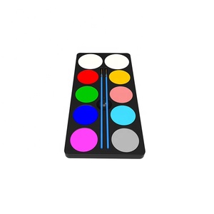 Costume de <span class=keywords><strong>carnaval</strong></span> d'Halloween <span class=keywords><strong>professionnel</strong></span> <span class=keywords><strong>maquillage</strong></span> visage et peinture corporelle à base d'eau en différentes couleurs fournitures de peinture corporelle - Product Image 5