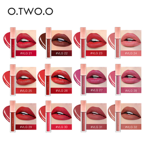 O.TWO.O mejor, saludable labios suave mate lápiz labial líquido impermeable fantástico Color mate brillo de labios - Product Image 4