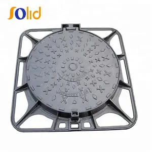 Locking Manhole Covers Locking EN124 D400 Heavy Duty Ductile Iron Standard Manhole Cover Foundry