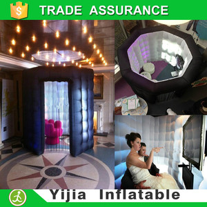 negro y blanco material de oxford inflable atlanta photo booth fiestas - Product Image 1