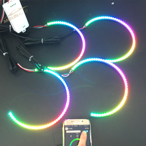 หลอดไฟแองเจิลอายส์ RGB 12V พร้อมเอฟเฟกต์ไล่ล่า - Product Image 3