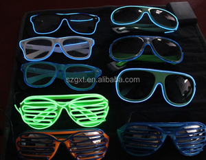 Luz obturador tonos sonido activado <span class=keywords><strong>el</strong></span> alambre led gafas - Product Image 2