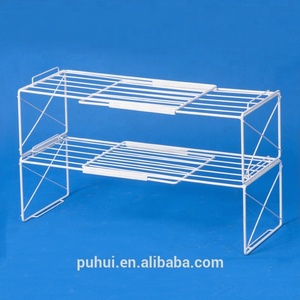 Add on in ferro telescopico ripiano per ripiano per la casa Organizer per impilare il supporto per la tavola vari - Product Image 1