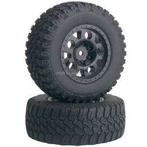 4 PCS/Set RC 1:10 Short Truck Tires Wheel Rim 110*43MM pour RC Car 3005 - Product Image 1