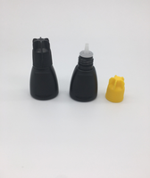Flacon vide pour colle à cils, sérigraphie, emballage beauté, bouchon à vis en PEHD