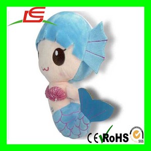 Nuovo Peluche Morbido della Sirenetta Blu, Bambola Carina per Bambine - Product Image 2