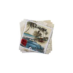 summer cool napkin decorative and decoupage printable paper napkin