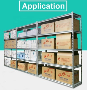 متعددة الوظائف معدن الصلب مستودع التخزين رفوف زاوية مشقوق برشام بولتليس الرف - Product Image 5