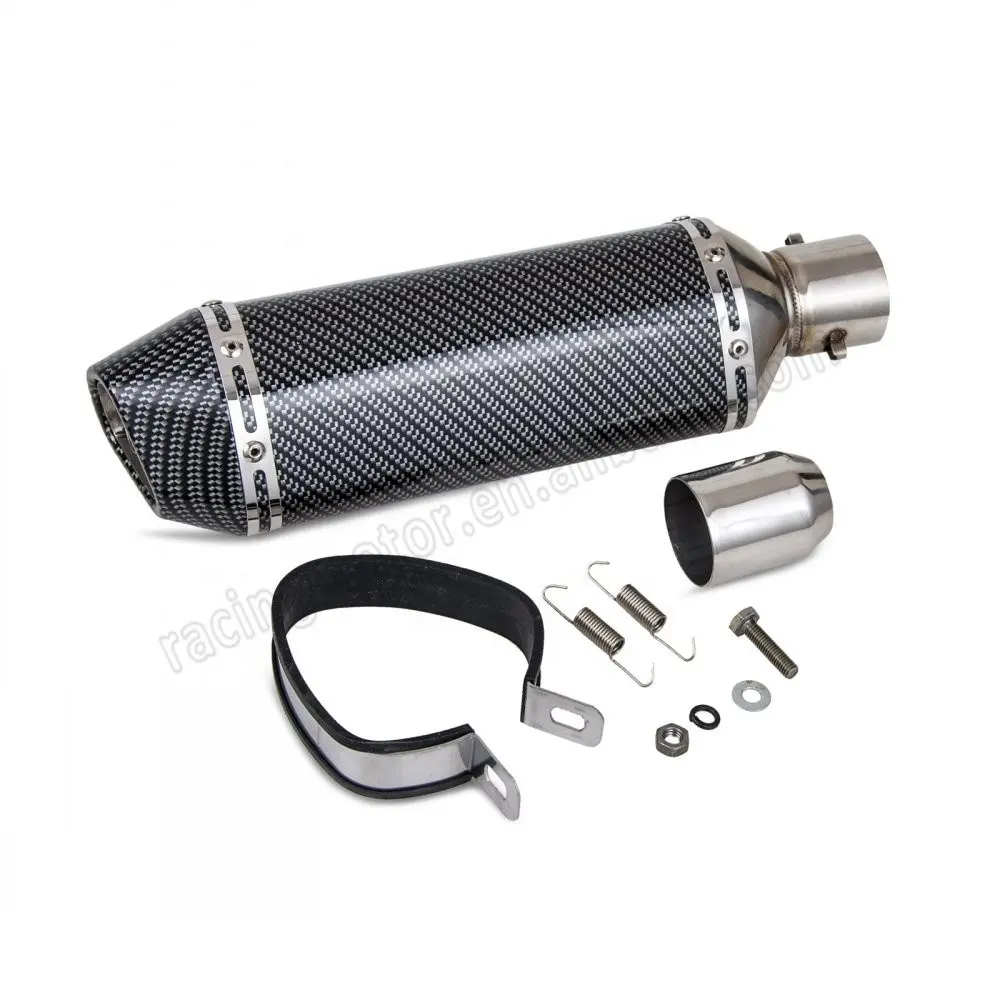 Silenciador de escape modificado para motocicleta, tubo para CB CBR FZ YZF Ninja Z BWS Zuma 125 150 250 300 400 600