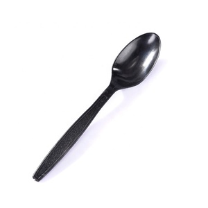 Cuillère en plastique jetable blanche bon marché en PS, matière première OEM - Product Image 4