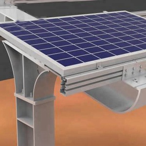 Poteaux en acier galvanisé pour abri voiture solaire - Product Image 3