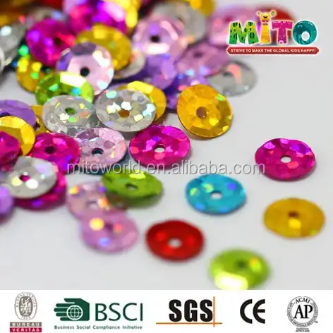 8mm Loose Sequins Wholesale in cup shape