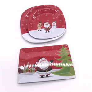 <span class=keywords><strong>Platos</strong></span> <span class=keywords><strong>de</strong></span> Navidad Reutilizables <span class=keywords><strong>de</strong></span> <span class=keywords><strong>Melamina</strong></span> con Diseño Bonito para Niños - Product Image 5