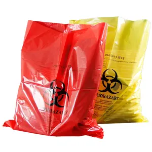 Biohazard Rubbish Bags Disposable Waste Bag for Medical infectious waste