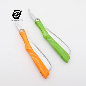 R2 piegante di <span class=keywords><strong>rasatura</strong></span> rasoio del <span class=keywords><strong>barbiere</strong></span> per da barba con manico in plastica - Product Image 6