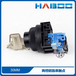30mm 2 Posición O <span class=keywords><strong>3</strong></span> posición llave selector de interruptor de botón de empuje 10A 600 V - Product Image 4