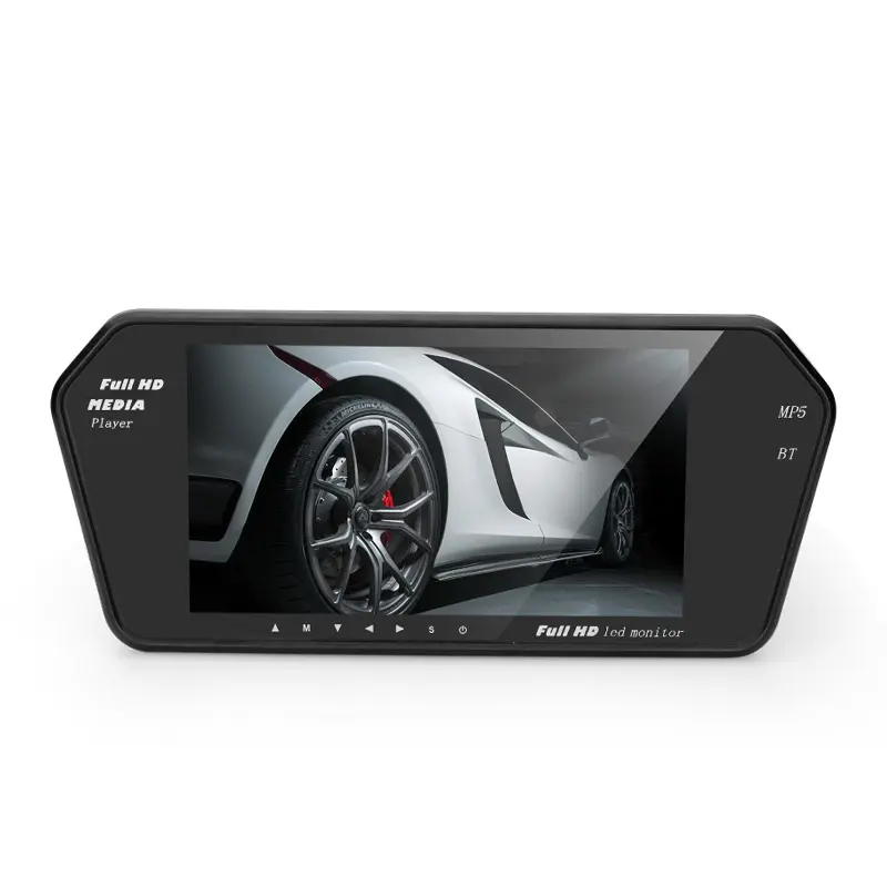 Autos piegel Monitor 7 Zoll TFT LCD mit mp5 BT USB und SD-Karte spielen Film und Musik