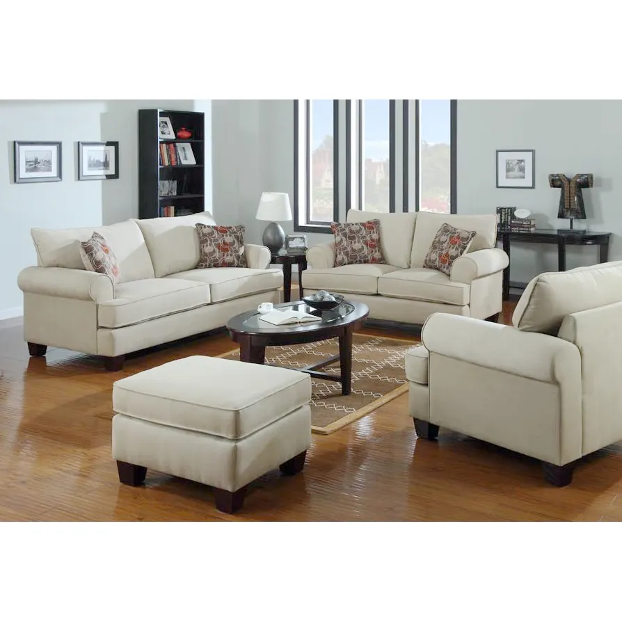 New mô hình thoải mái phòng khách trong nhà đồ nội thất nhỏ sofa vải cắt sofa set